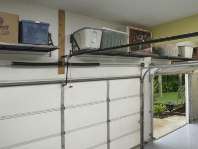 Shelves Above Garage Door